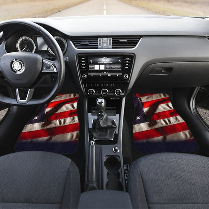 Car Floor Mats with American Flag Pride Custom Design