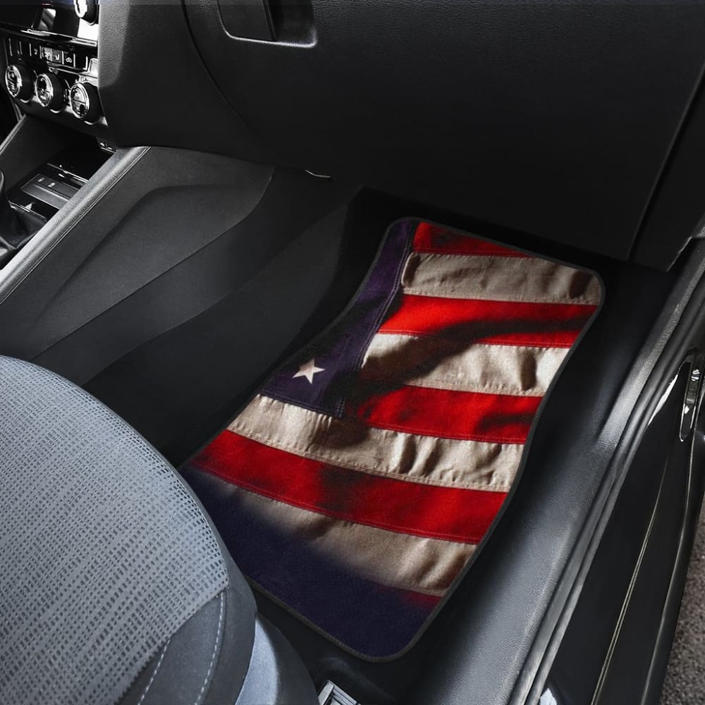 Car Floor Mats with American Flag Pride Custom Design