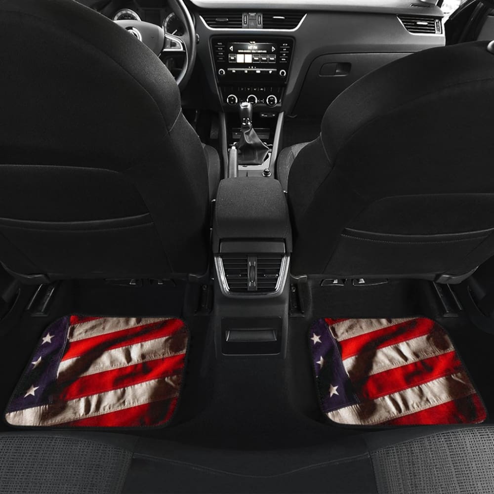 Car Floor Mats with American Flag Pride Custom Design