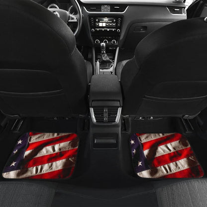 Car Floor Mats with American Flag Pride Custom Design