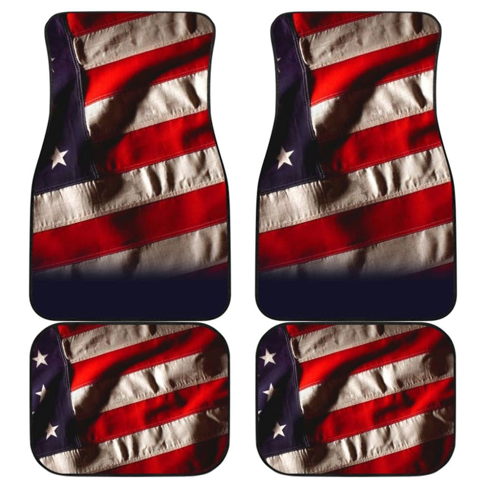 Car Floor Mats with American Flag Pride Custom Design