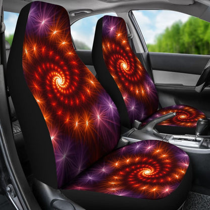 Amazing Gift Ideas Spin Fireworks Car Seat Covers
