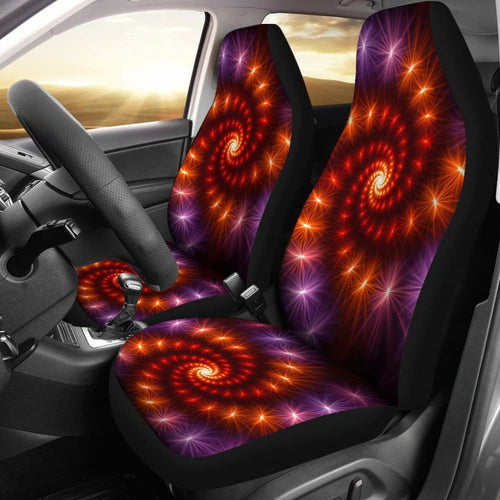 Amazing Gift Ideas Spin Fireworks Car Seat Covers