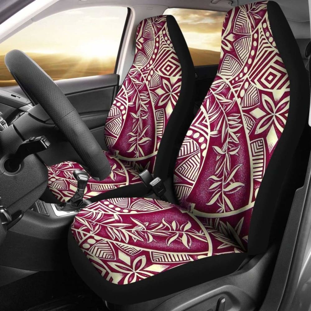 Polynesian Car Seat Cover - Polynesian Tattoo -