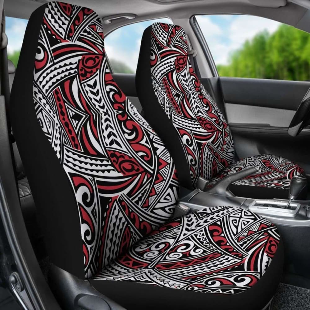 Polynesian Car Seat Covers - Polynesian Tattoo -