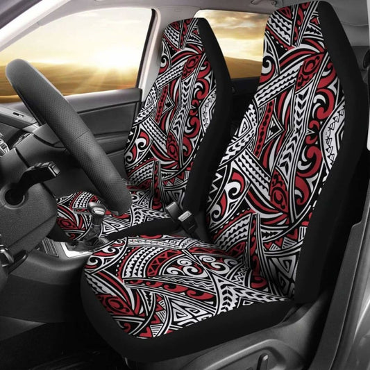Polynesian Car Seat Covers - Polynesian Tattoo -