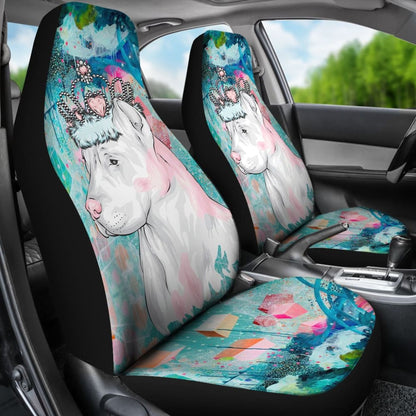 Awesome Gifts for Pitbull Lovers Royal Crown Pitbull Car Seat Covers