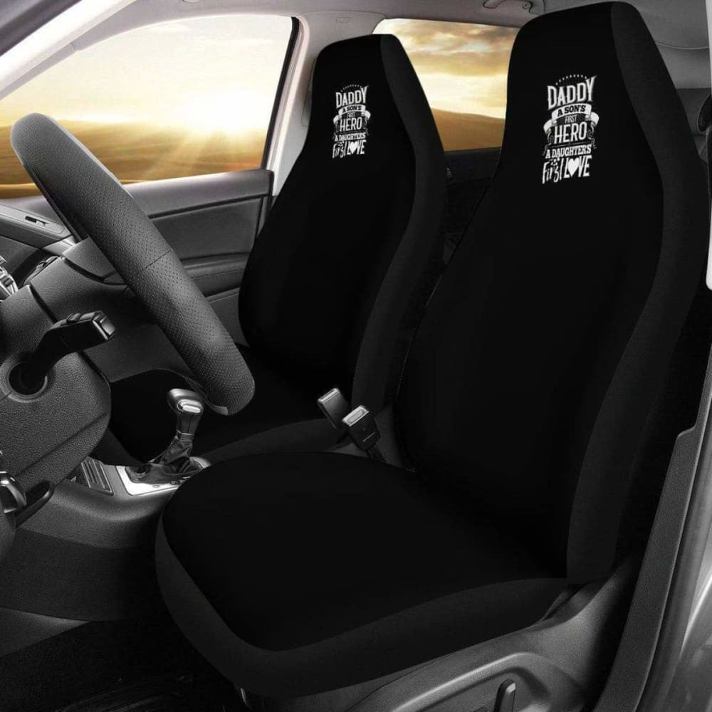 Daddy...First Hero - Car Seat Covers
