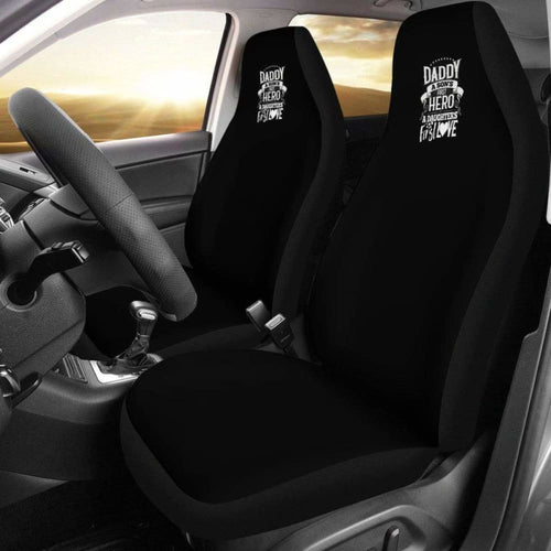 Daddy...First Hero - Car Seat Covers