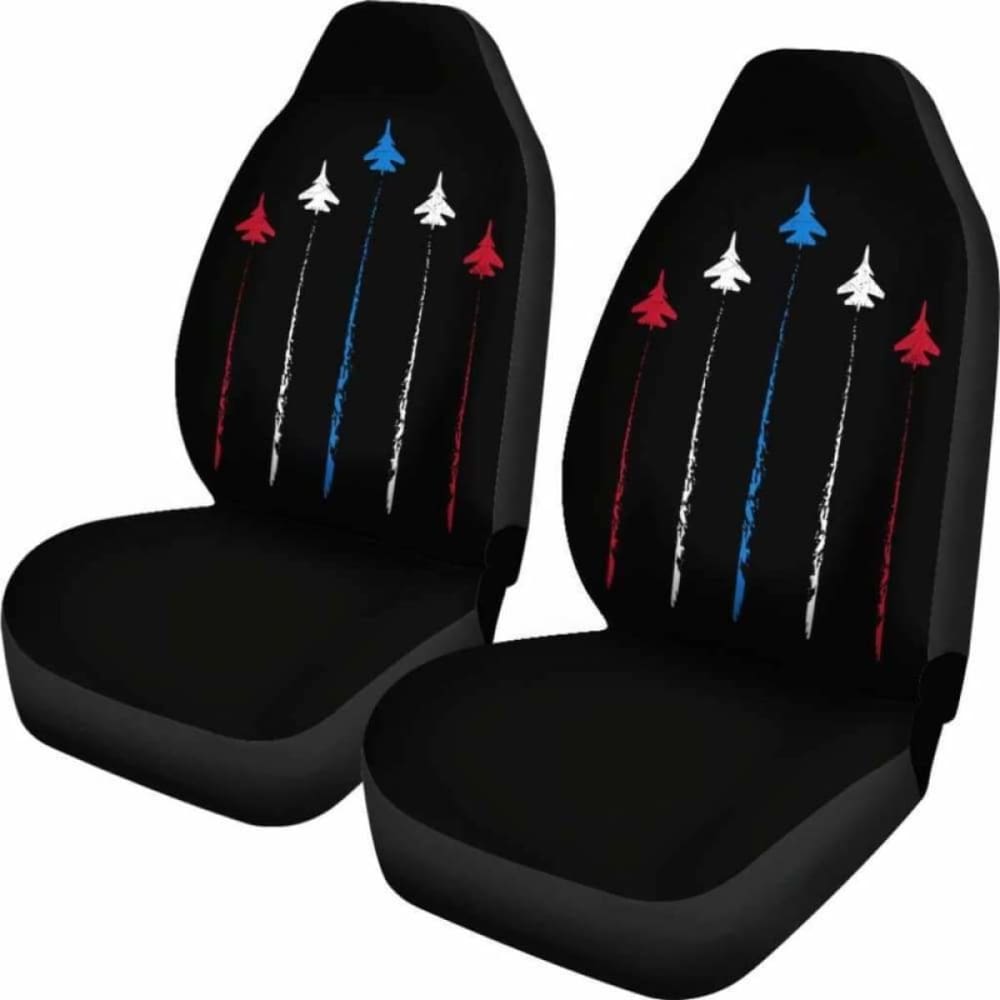 Patriotic Fighter Jets Car Seat Covers