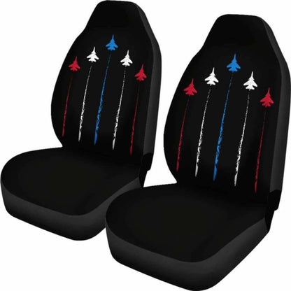 Patriotic Fighter Jets Car Seat Covers