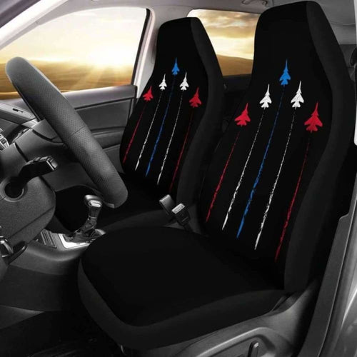 Patriotic Fighter Jets Car Seat Covers