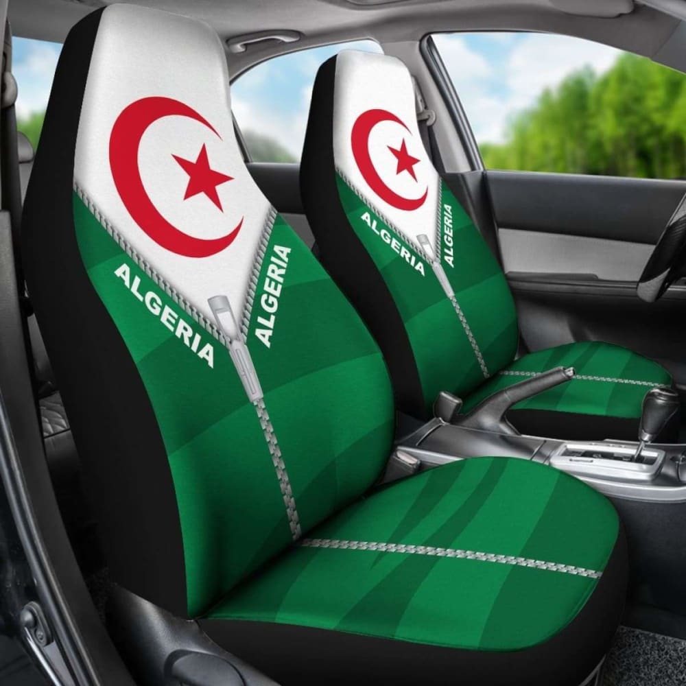Algeria Car Seat Cover With Straight Zipper Style