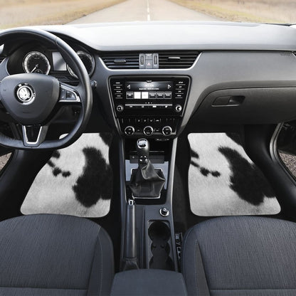 Cowhide Animal Print Car Floor Mats