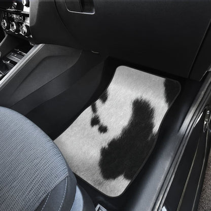 Cowhide Animal Print Car Floor Mats