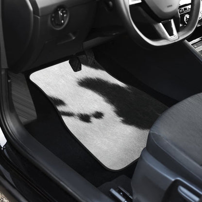 Cowhide Animal Print Car Floor Mats
