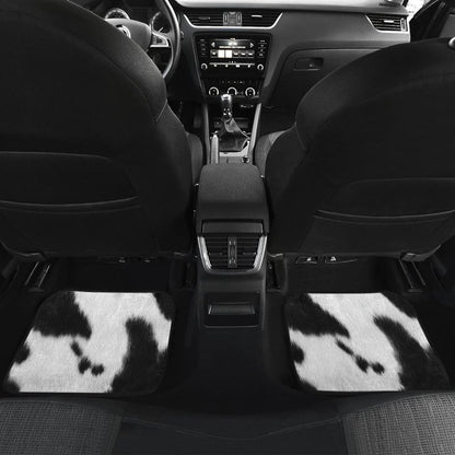 Cowhide Animal Print Car Floor Mats