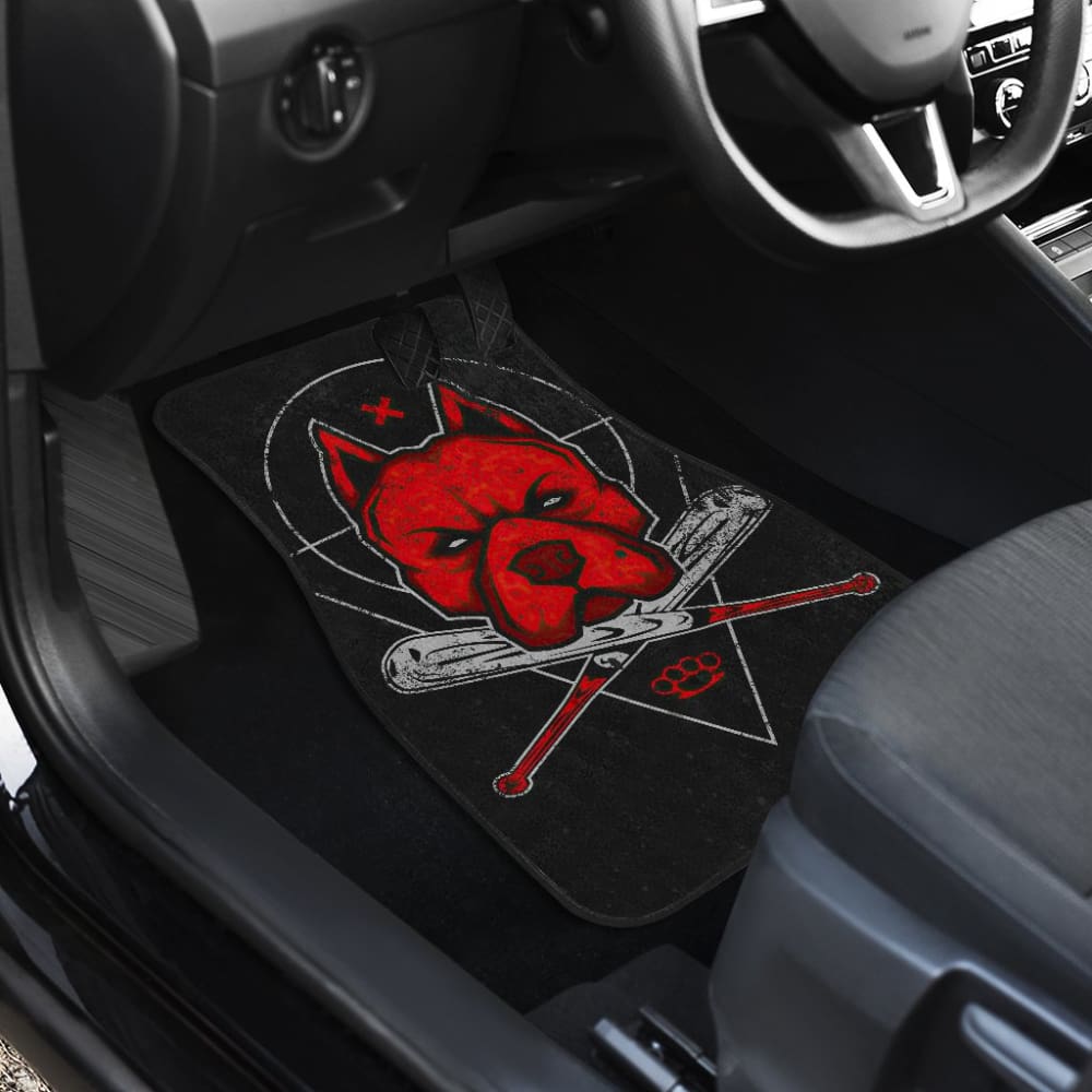 Don't Bully My Breed Pitbull Car Floor Mats