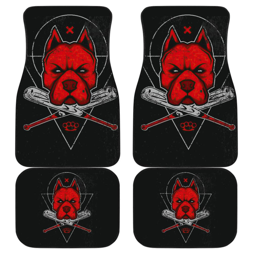 Don't Bully My Breed Pitbull Car Floor Mats