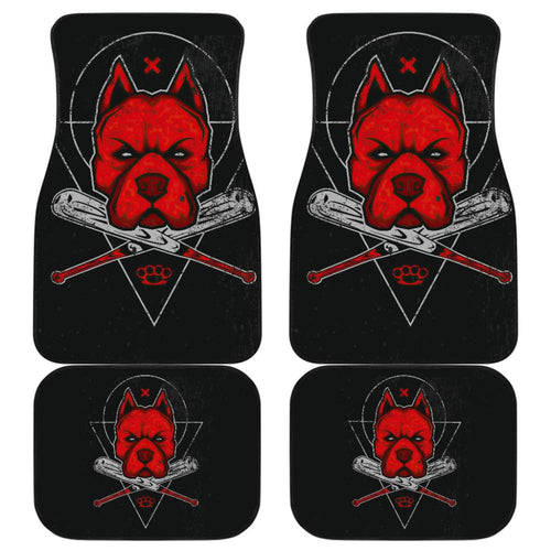 Don't Bully My Breed Pitbull Car Floor Mats