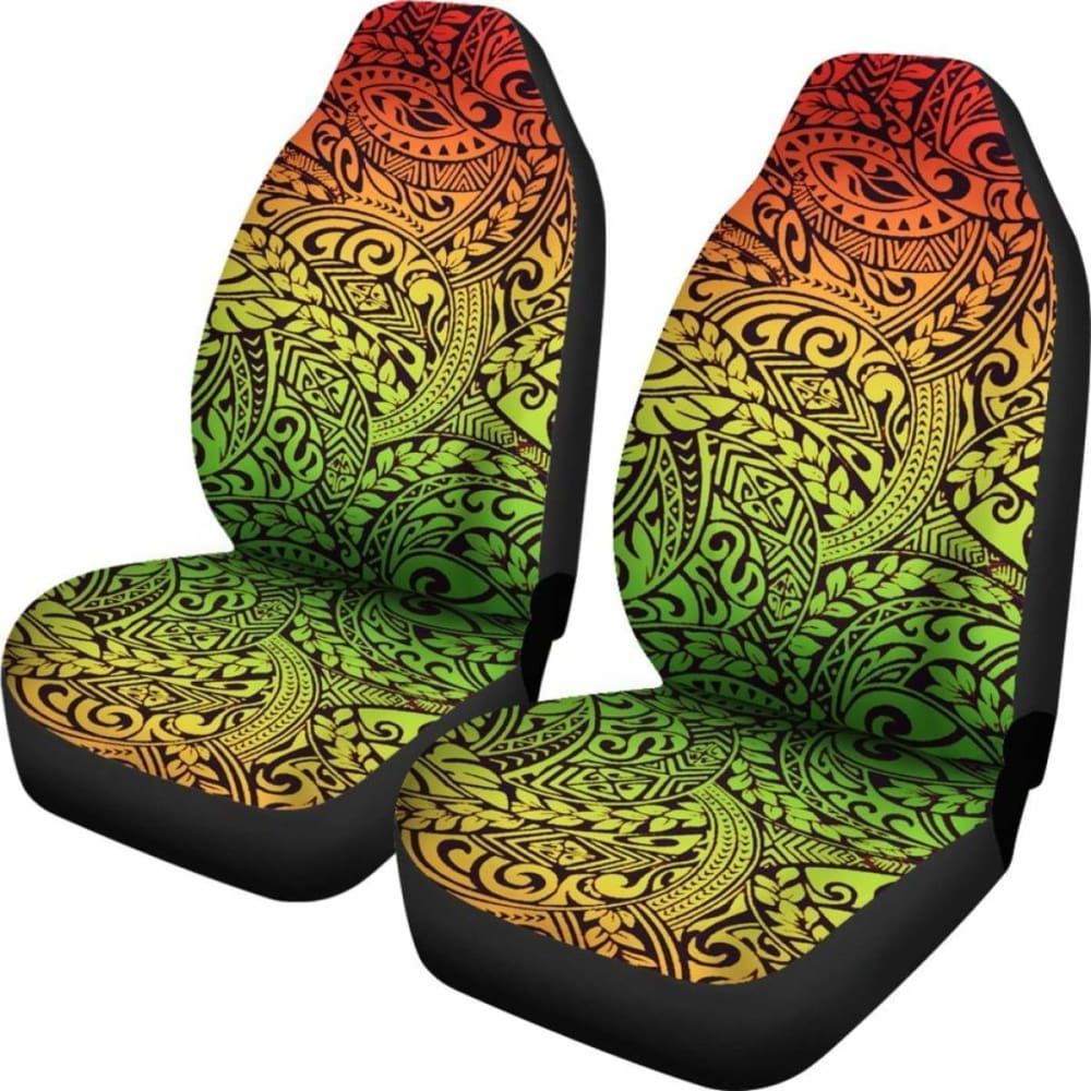 Polynesian Car Seat Cover - Polynesian Tattoo -