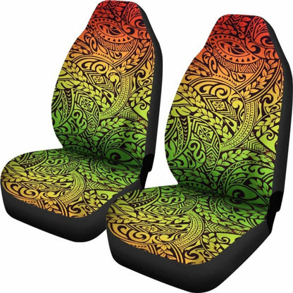 Polynesian Car Seat Cover - Polynesian Tattoo -