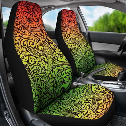 Polynesian Car Seat Cover - Polynesian Tattoo -
