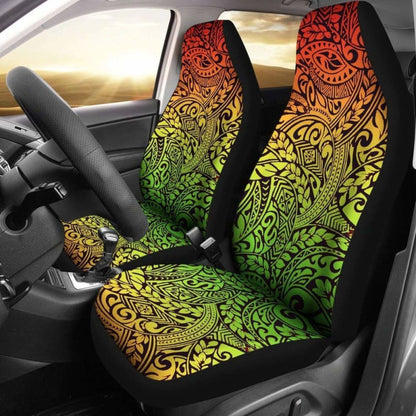 Polynesian Car Seat Cover - Polynesian Tattoo -