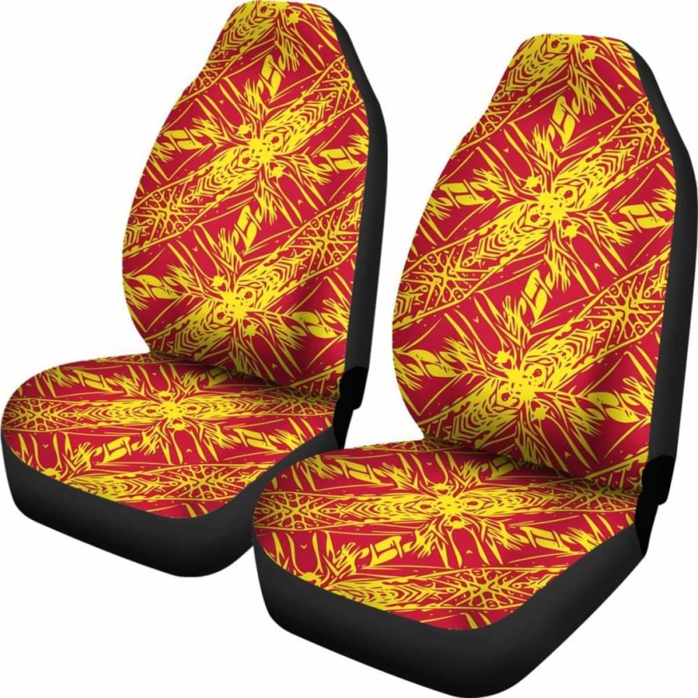 Polynesian Car Seat Cover - Polynesian Tattoo  -