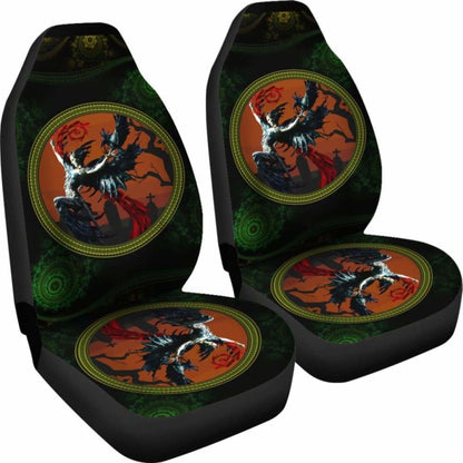 Celtic MorriGan Car Seat Covers Halloween Edition - Celtic Goddess