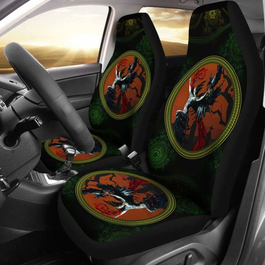 Celtic MorriGan Car Seat Covers Halloween Edition - Celtic Goddess