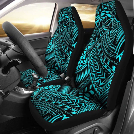 Polynesian Car Seat Cover - Polynesian Tattoo -