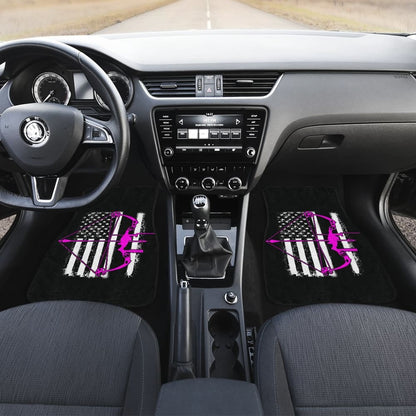 Pink Bow Hunter Flag Car Floor Mats Amazing Gift Ideas