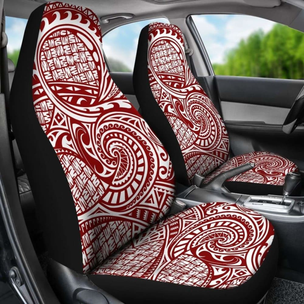 Polynesian Car Seat Cover - Polynesian Tattoo  -