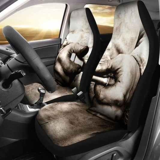 Vintage Mechanic Car Seat Covers