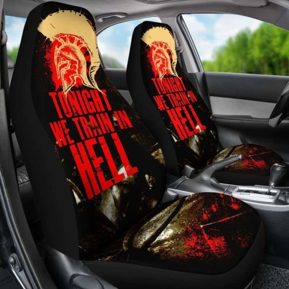 Train In Hell Fitness Car Seat Covers