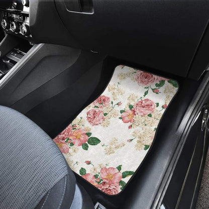 Amazing Rose Pattern Beautiful Car Floor Mats