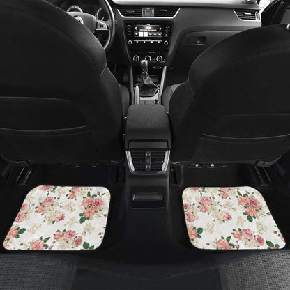 Amazing Rose Pattern Beautiful Car Floor Mats
