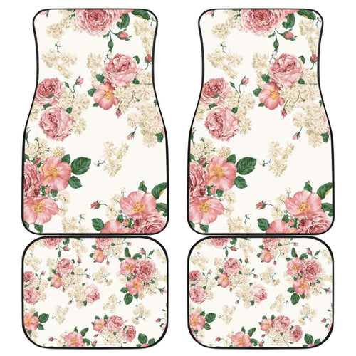 Amazing Rose Pattern Beautiful Car Floor Mats