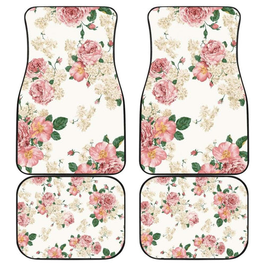 Amazing Rose Pattern Beautiful Car Floor Mats