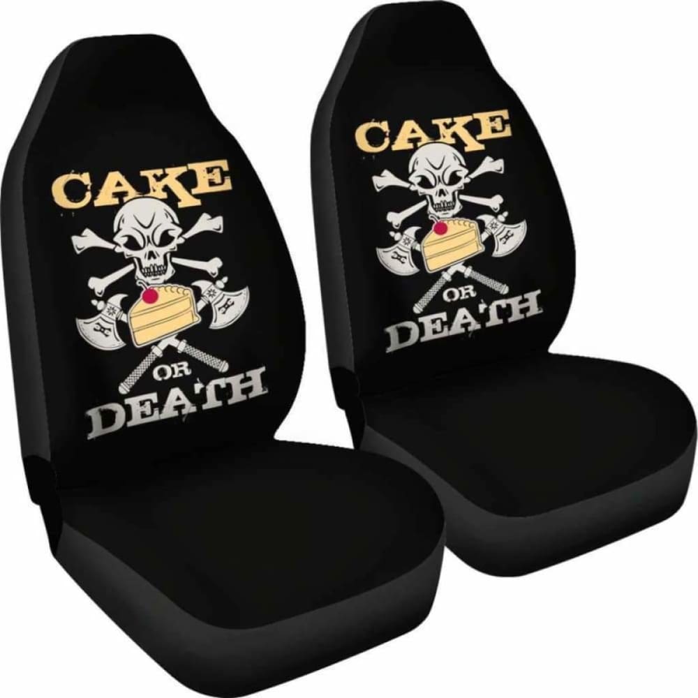 Cake Or Death Car Seat Covers