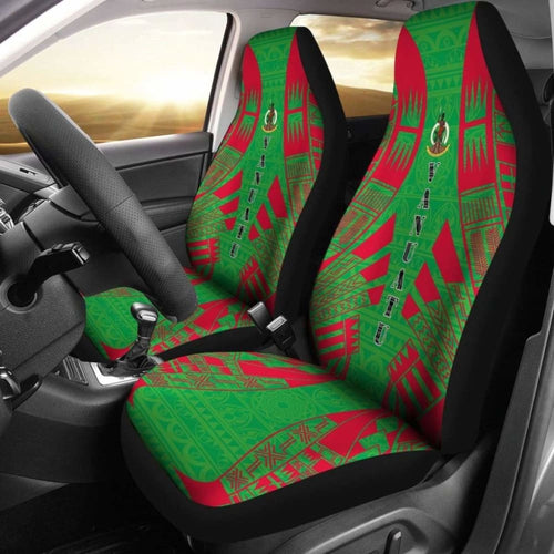 nuatu Car Seat Covers - nuatu Coat Of Arms Polynesian Tattoo Flag -