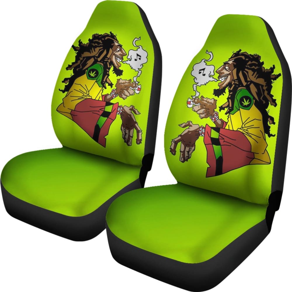 Bob Marley Rasta Car Seat Covers