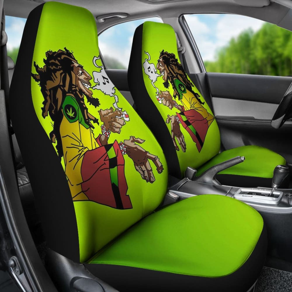 Bob Marley Rasta Car Seat Covers