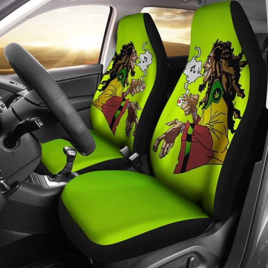 Bob Marley Rasta Car Seat Covers