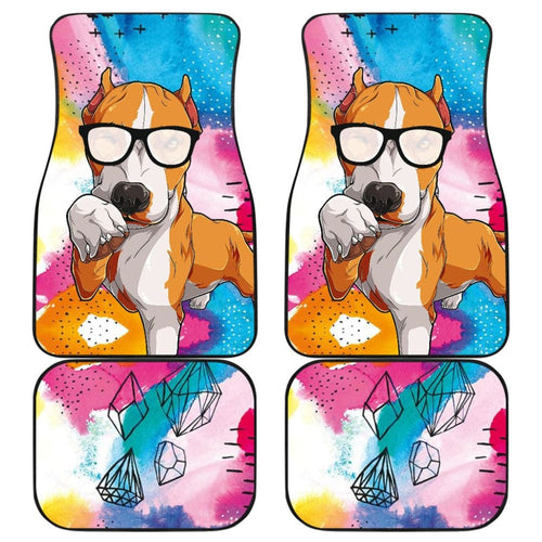 Funny Pitbull Amazing Gift For Pitbull Lovers Car Floor Mats