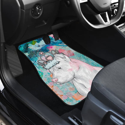 Awesome Gifts for Pitbull Lovers Royal Crown Pitbull Car Floor Mats