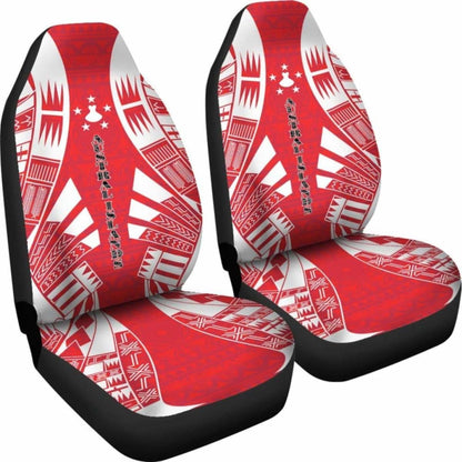 Austral Islands Car Seat Covers - Austral Islands Flag Polynesian Tattoo Flag -