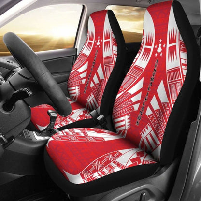 Austral Islands Car Seat Covers - Austral Islands Flag Polynesian Tattoo Flag -