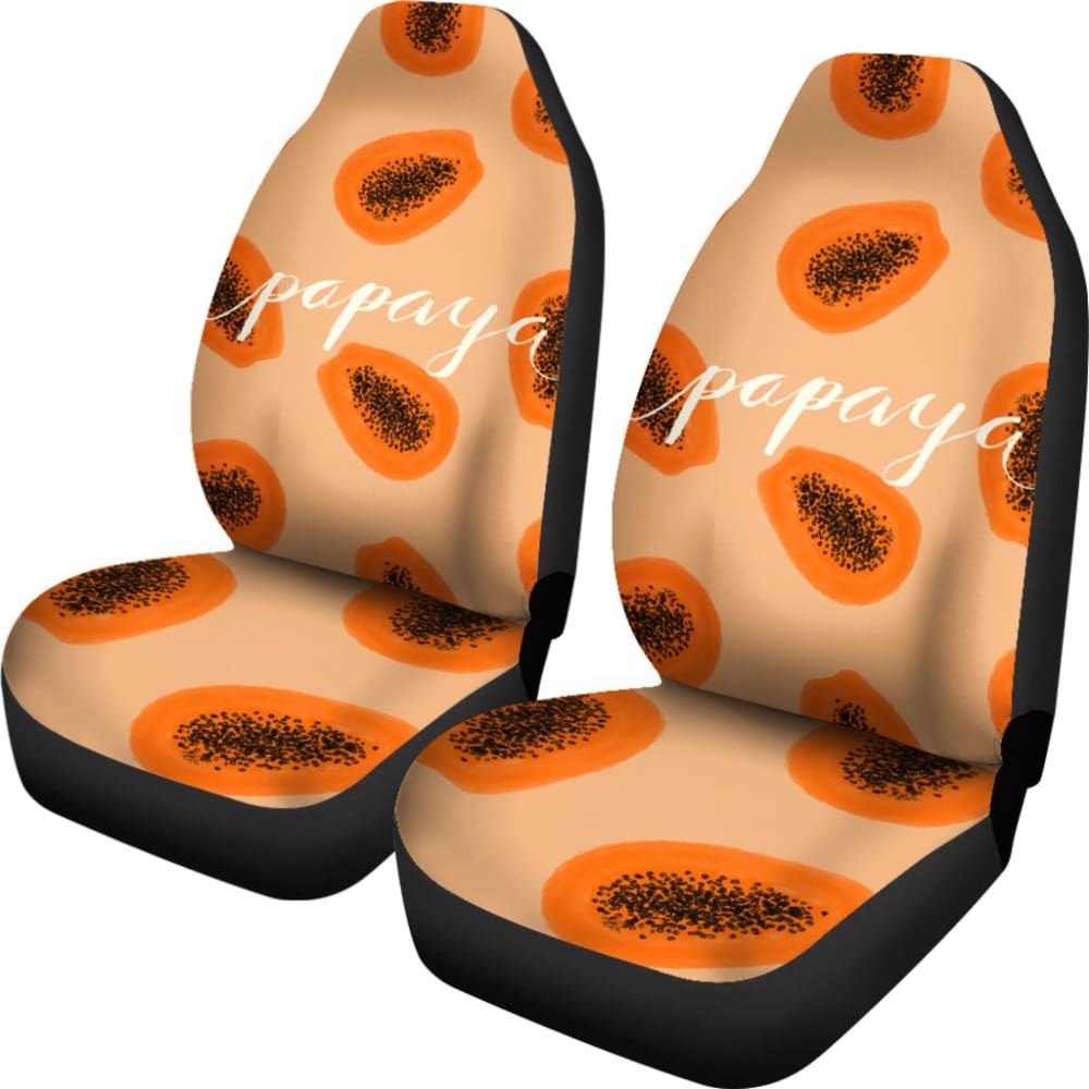 Papaya Fruit Platter Car Seat Covers